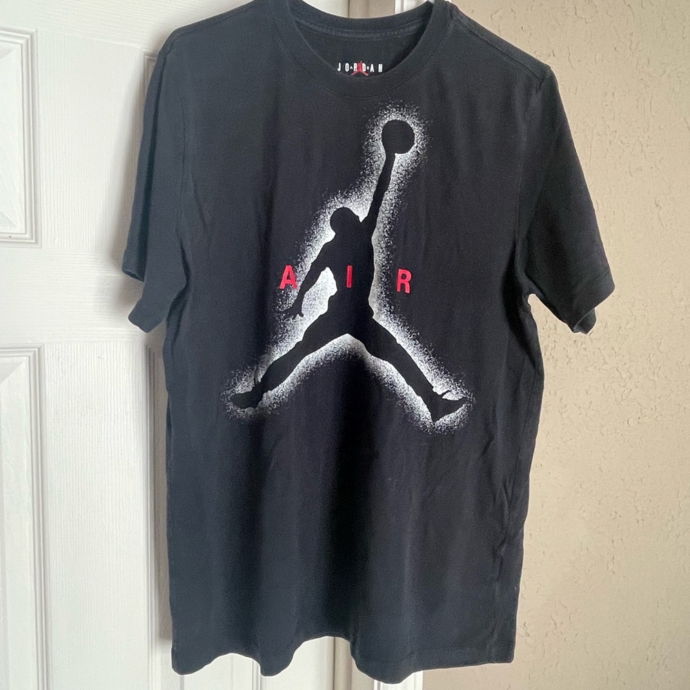 Jordan Brand Black Tee with Jumpman